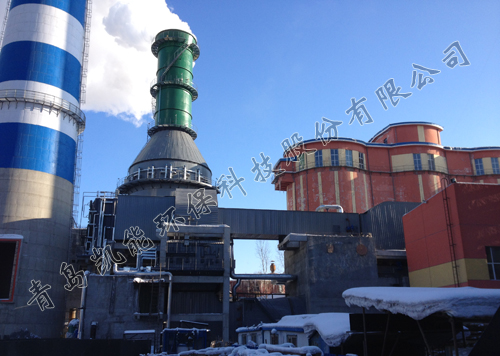 低温省煤器现场 低温省煤器现场