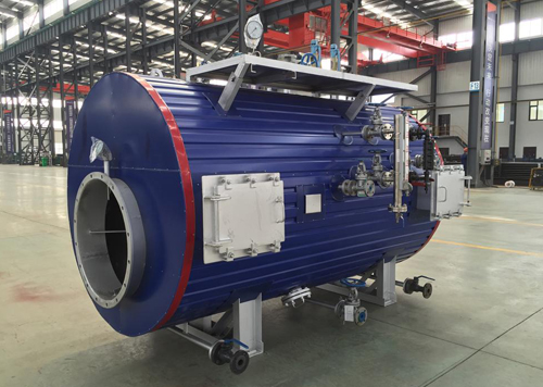 凯能余热锅炉车间制造