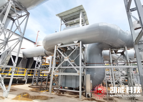 柬埔寨余热锅炉项目现场